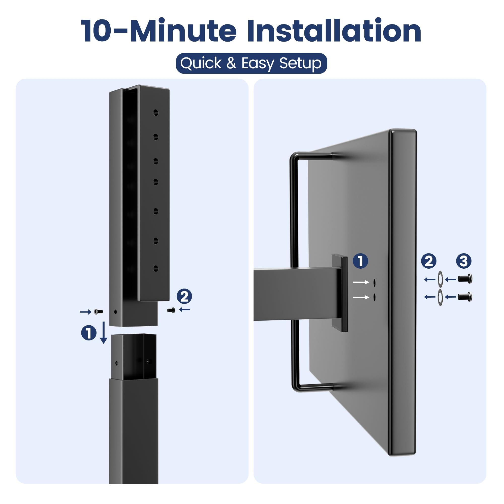 Vacuum Cleaner Stand Compatible with Dyson V15, V12, V11, V10, V8, V7, V6 & G5 – Freestanding Holder with Accessory Storage, No Drilling Required, Easy Installation thumbnail 15