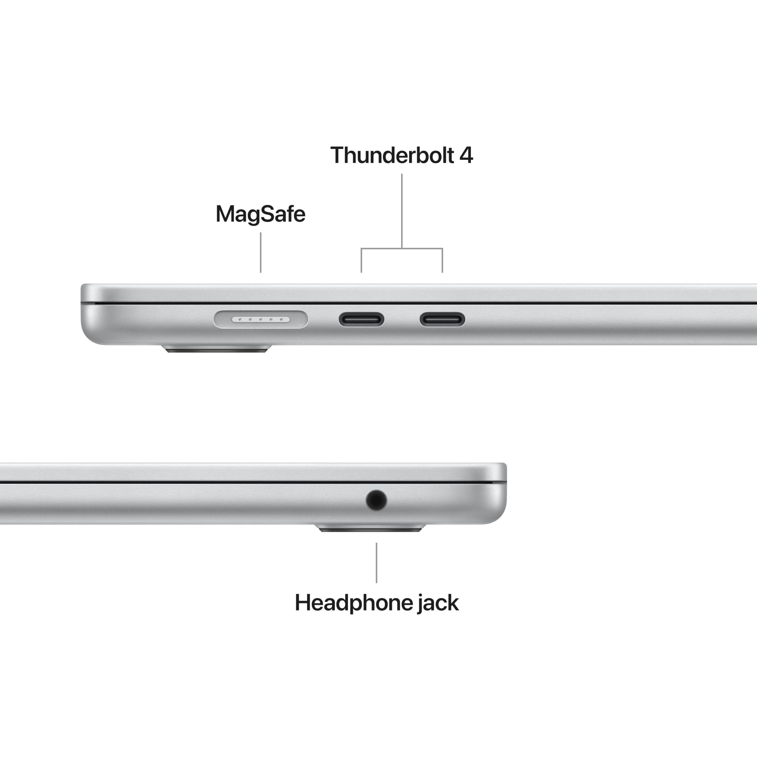 2026 MacBook Air 15-inch Laptop with M5 chip: Built for AI, 15.3-inch Liquid Retina Display, 16GB Unified Memory, 512GB SSD, 12MP Center Stage Camera, Touch ID, Wi-Fi 7; Silver thumbnail 11