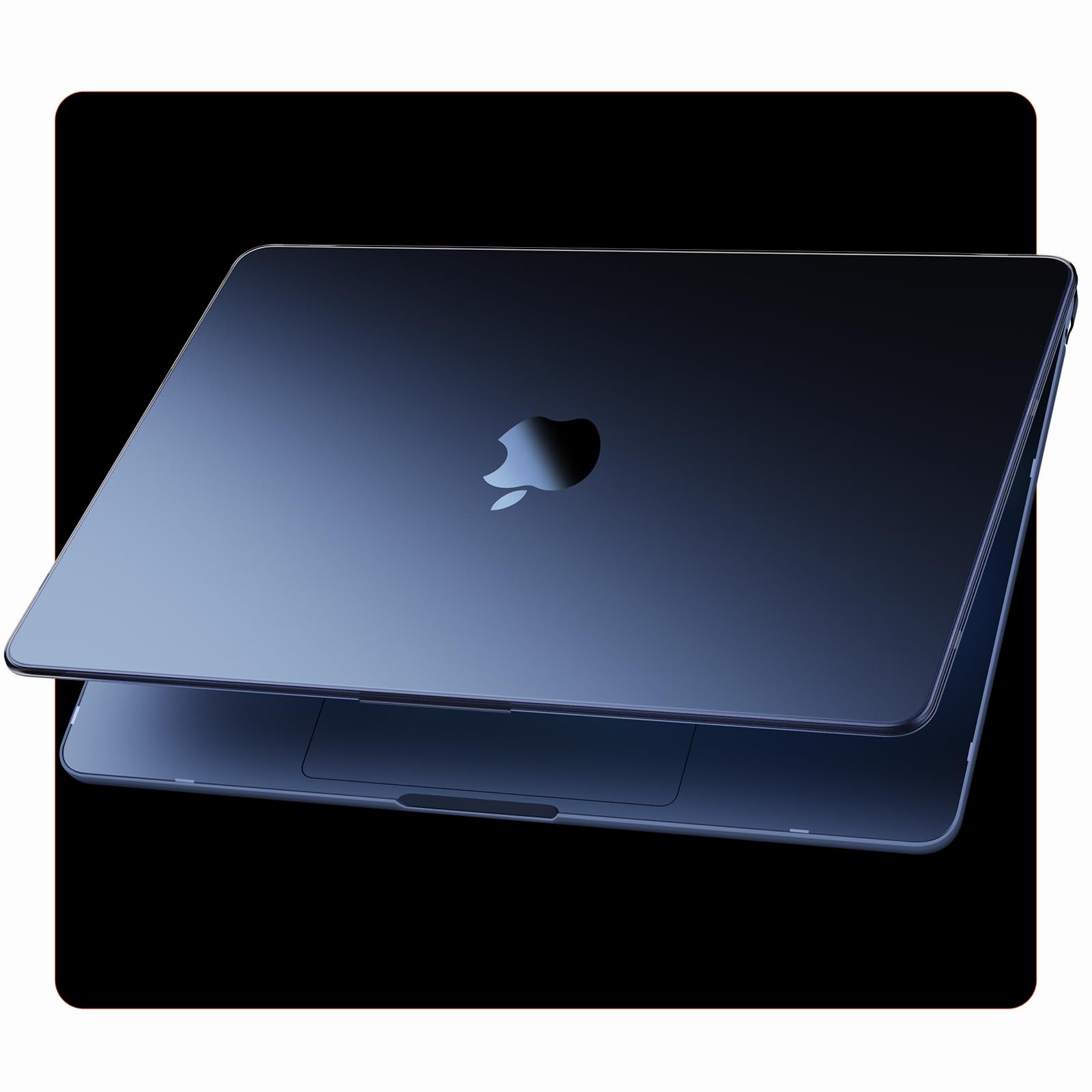 for MacBook Air 15 inch Case M5 M4 M3 M2 2026-2023 Laptop Cover | 100% Color Match, Midnight Blue, Clear Matte, Protective Hard Shell, Ultra Thin, Anti Fingerprint & Scratch, Close Seamlessly