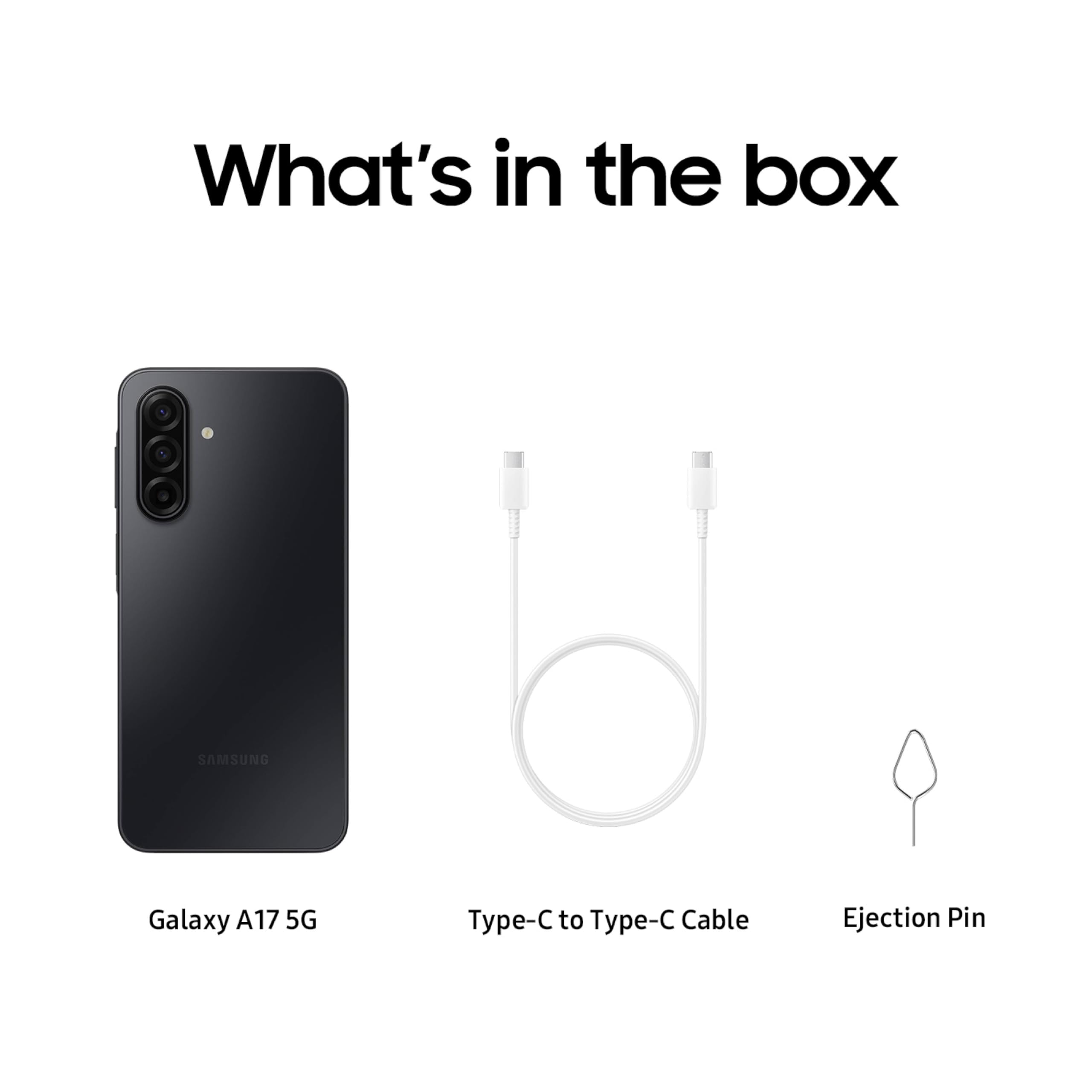Galaxy A17 5G Smart Phone, 128GB, Large AMOLED, High-Res Camera, Durable Design, Super Fast Charging, Expandable Storage, Circle to Search, 2025, US 1 Yr Manufacturer Warranty, Black thumbnail 23