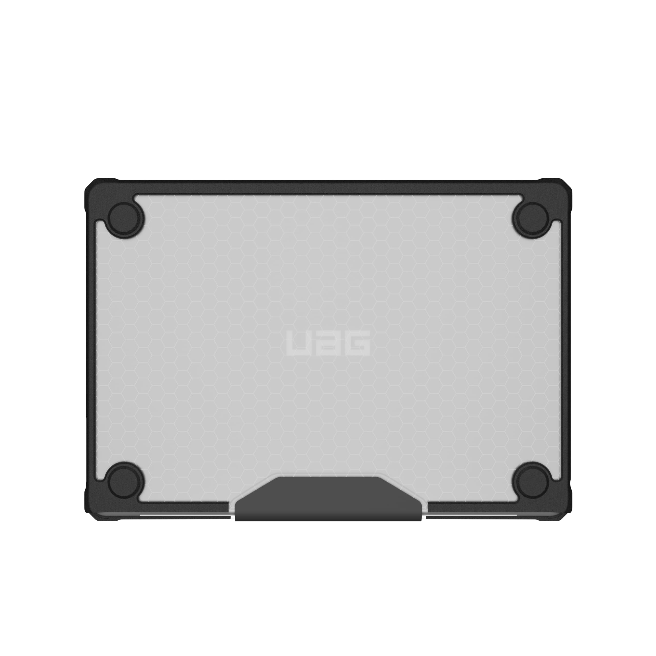 URBAN ARMOR GEAR UAG Designed for MacBook Air 15" Case M5 2026 M4 2025 M3 2024 - Translucent Clear Rugged Tactile Grip Laptop Protective Cover, Plyo Ice/Black thumbnail 15