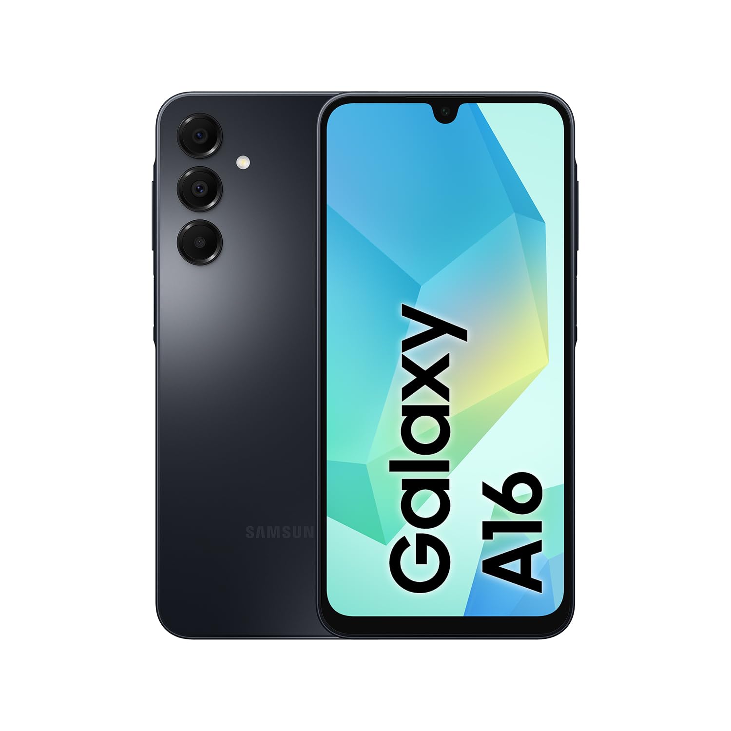 Galaxy A16 4G LTE (128GB + 4GB) International Model SM-A165F/DS Factory Unlocked, 6.7", Dual SIM, 50MP Triple Camera (Case Bundle), Black