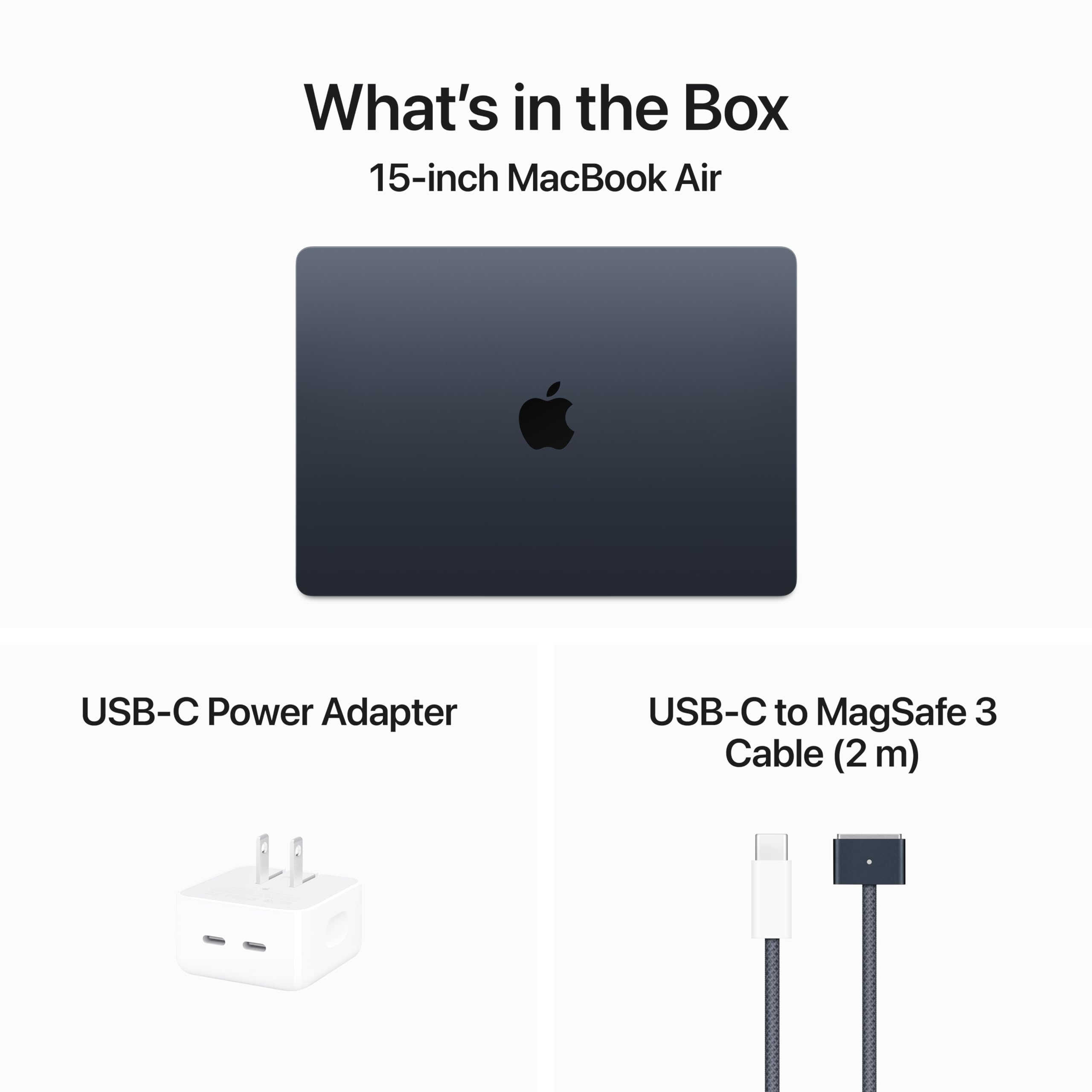 Apple 2024 MacBook Air with Apple M3 Chip (15-inch, 8GB RAM, 256GB SSD Storage) - Midnight (Renewed) thumbnail 11