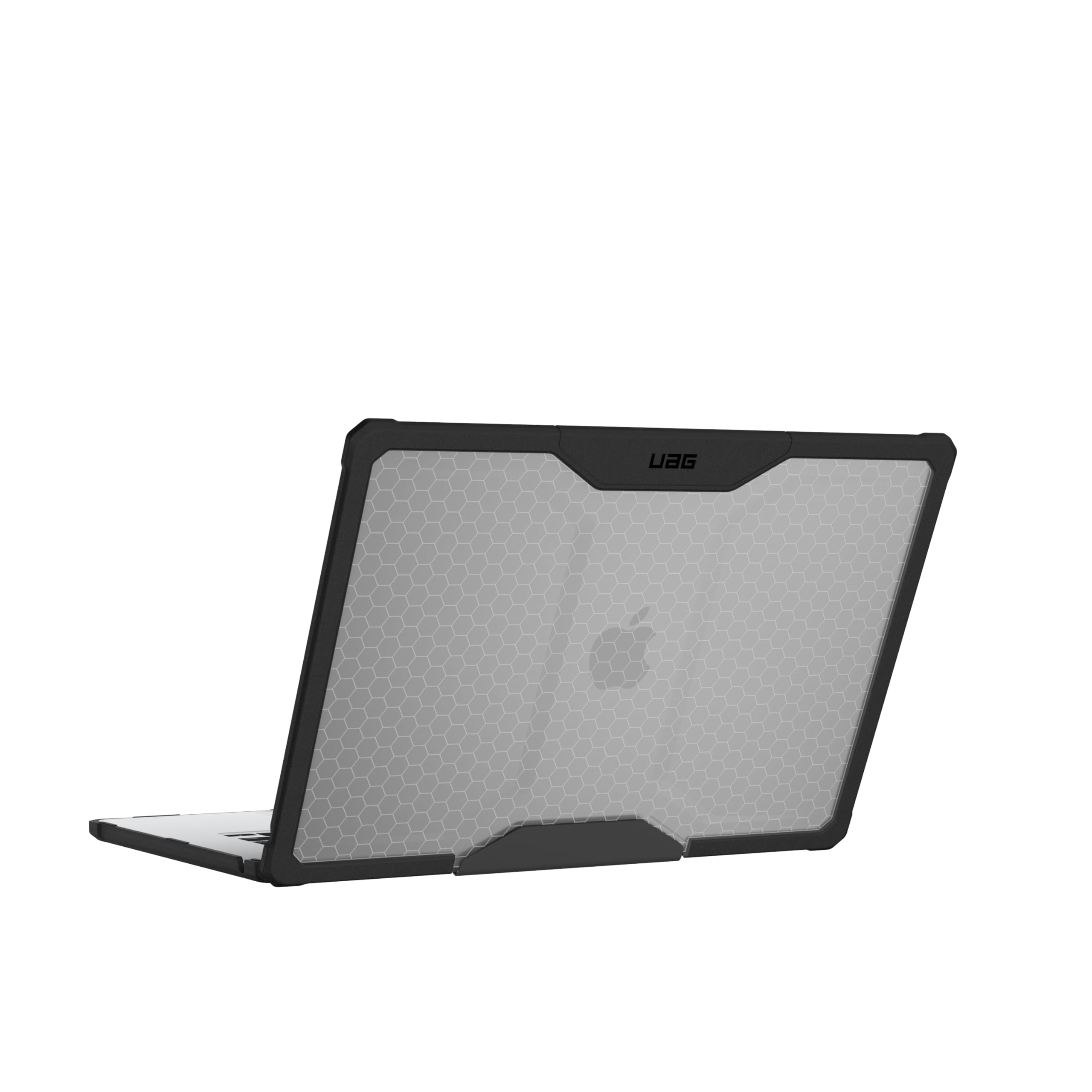URBAN ARMOR GEAR UAG Designed for MacBook Air 15" Case M5 2026 M4 2025 M3 2024 - Translucent Clear Rugged Tactile Grip Laptop Protective Cover, Plyo Ice/Black thumbnail 11