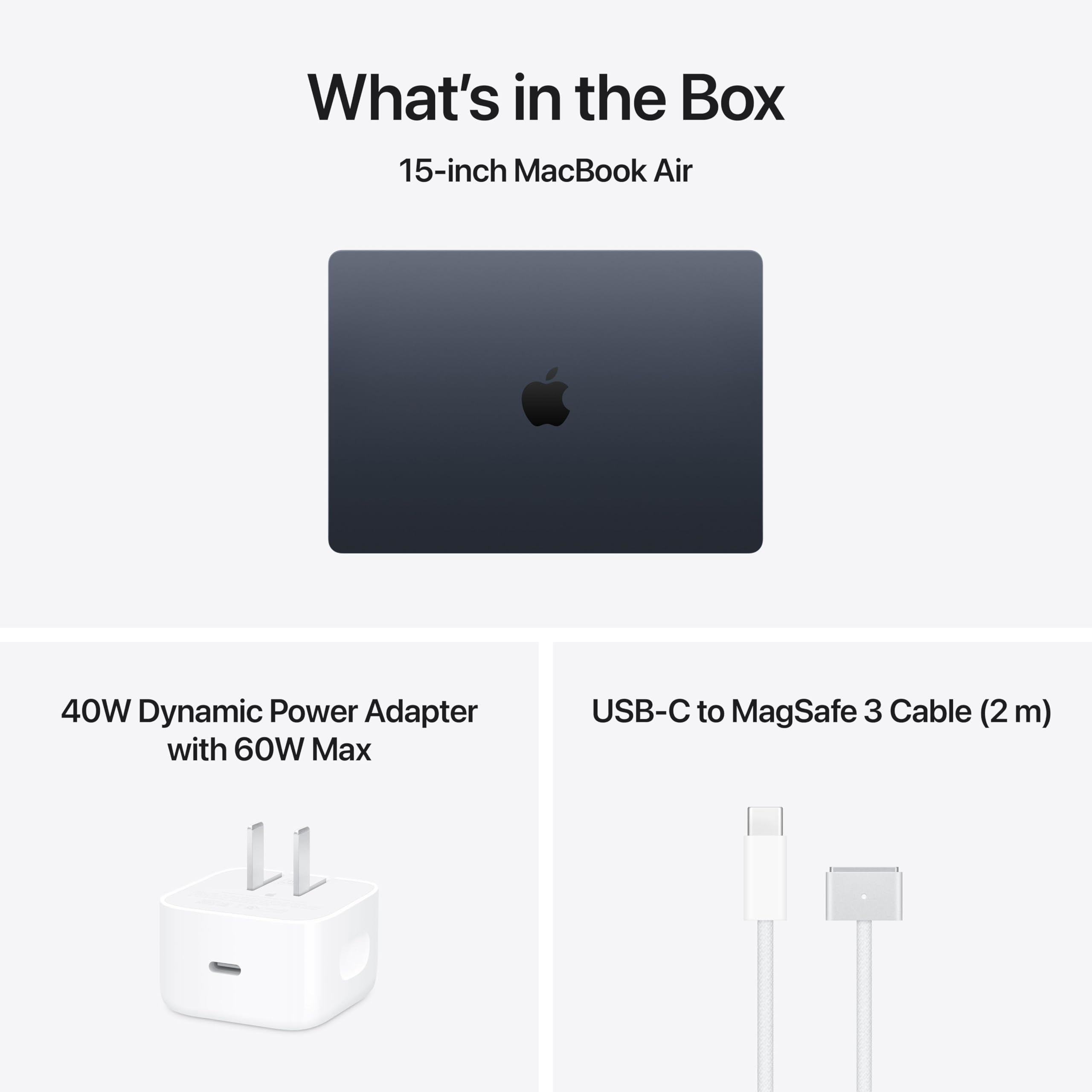 2026 MacBook Air 15-inch Laptop with M5 chip: Built for AI, 15.3-inch Liquid Retina Display, 16GB Unified Memory, 512GB SSD, 12MP Center Stage Camera, Touch ID, Wi-Fi 7; Midnight thumbnail 17