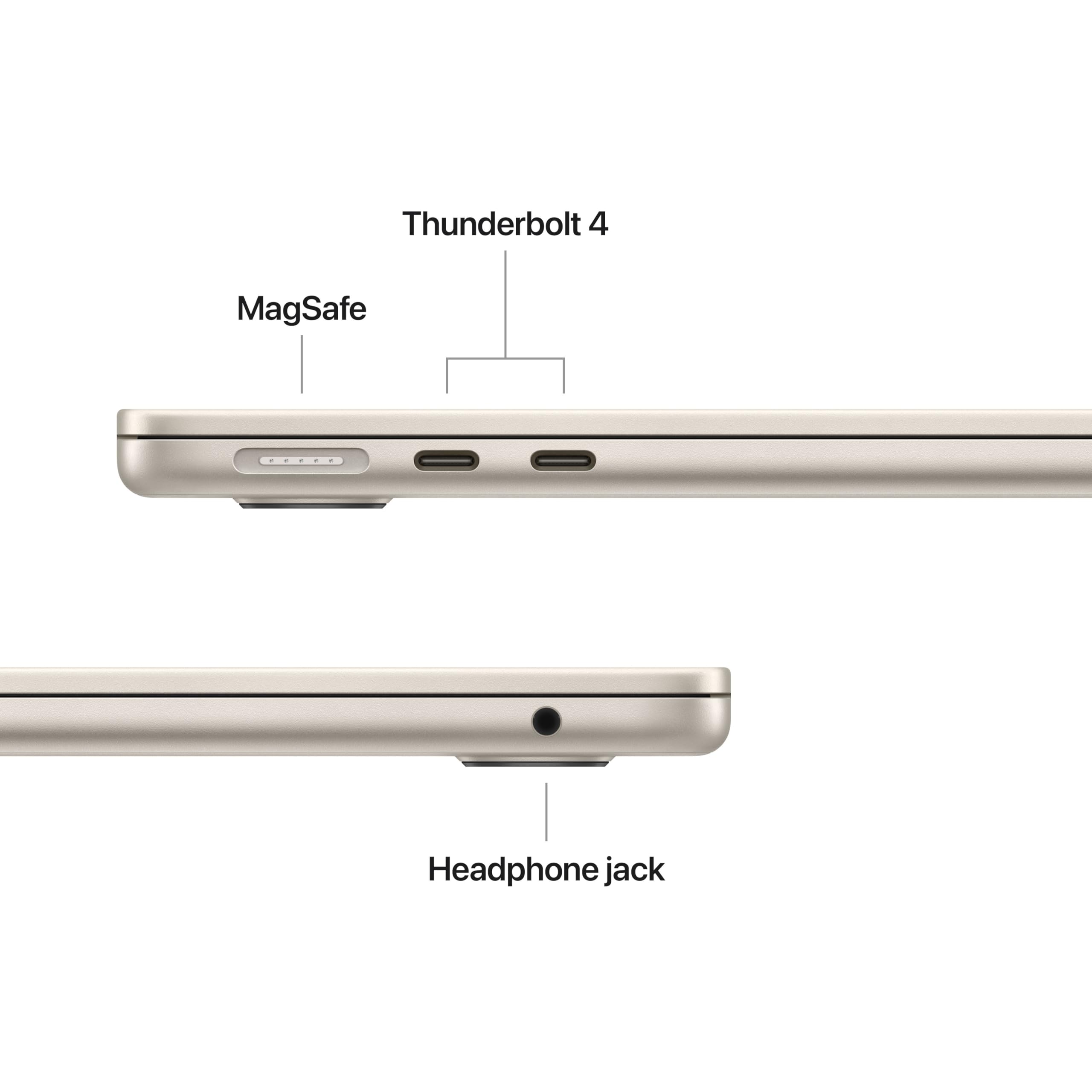 2026 MacBook Air 13-inch Laptop with M5 chip: Built for AI, 13.6-inch Liquid Retina Display, 16GB Unified Memory, 1TB SSD, 12MP Center Stage Camera, Touch ID, Wi-Fi 7; Starlight thumbnail 11
