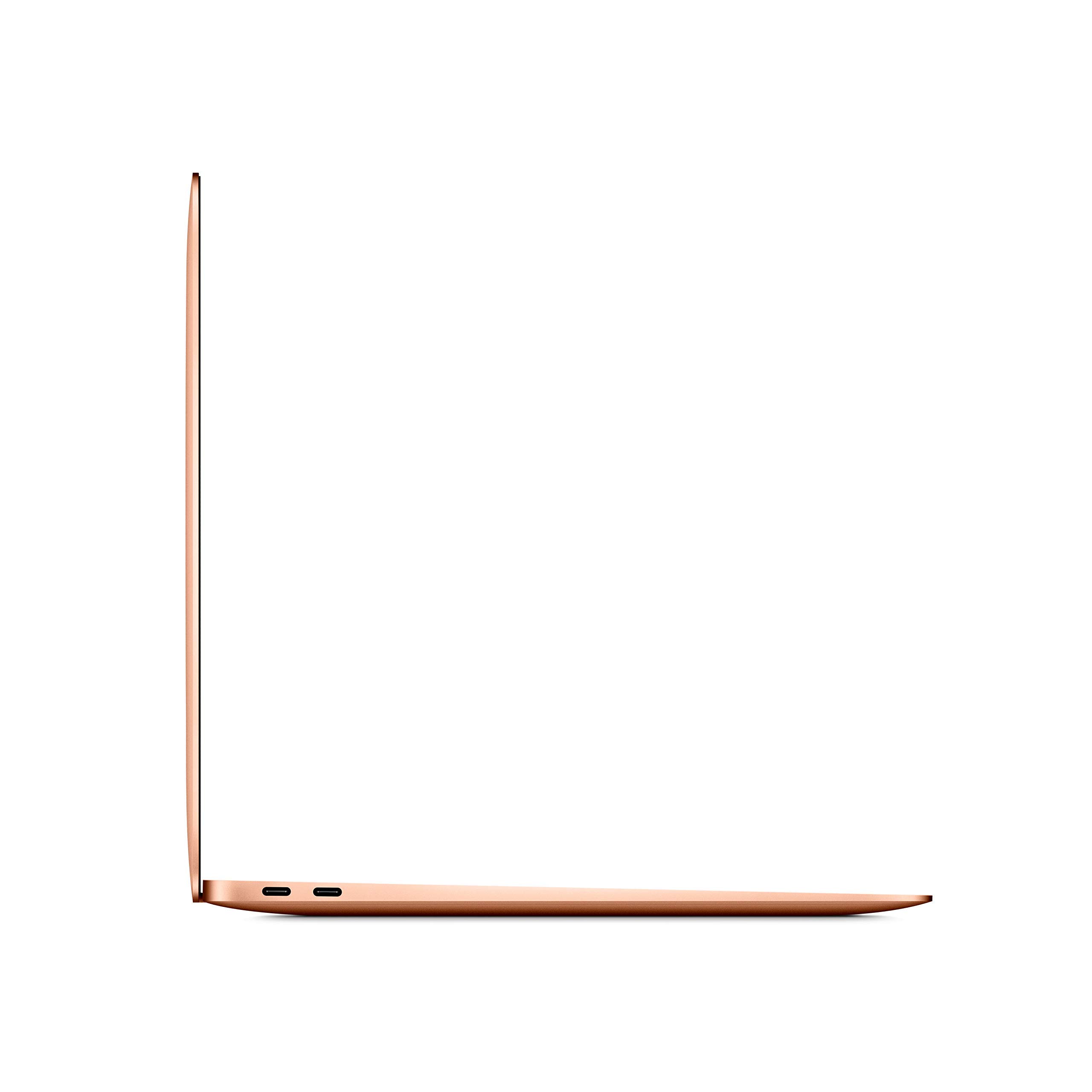 Apple Early 2020 MacBook Air with 1.1GHz Intel Core i3, 13-inch, 8GB RAM, 256GB SSD Storage, Gold (Renewed) thumbnail 7