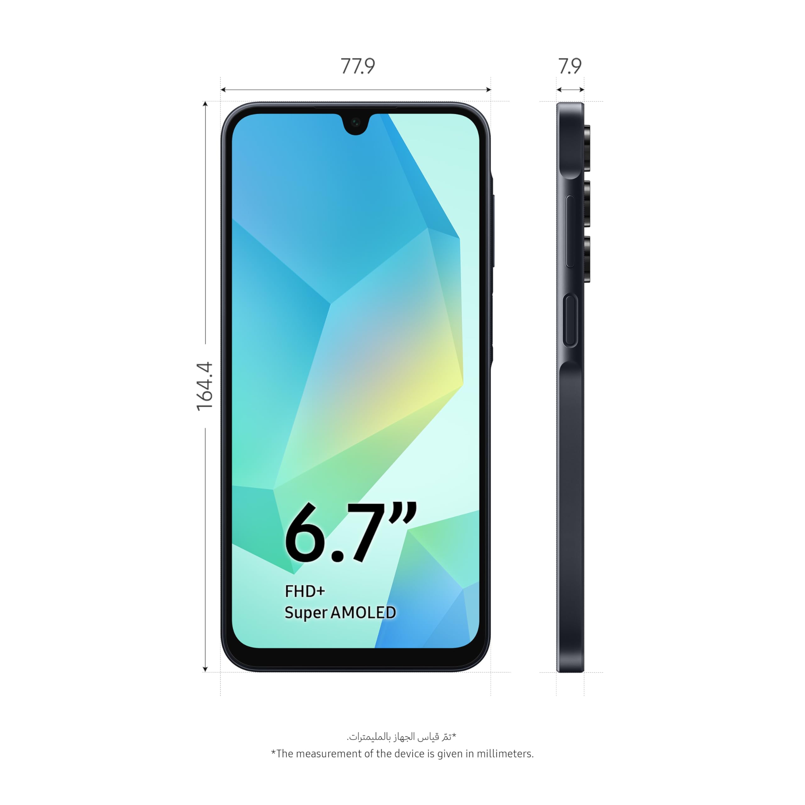 Galaxy A16 4G LTE (128GB + 4GB) International Model SM-A165F/DS Factory Unlocked, 6.7", Dual SIM, 50MP Triple Camera (Case Bundle), Black thumbnail 5
