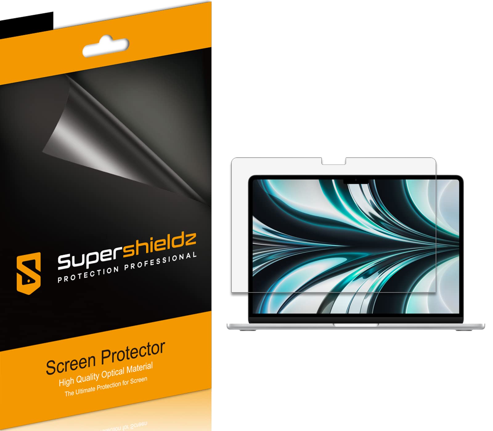 (3 Pack) Designed for MacBook Air 13.6 inch (M5/M4/M3/M2 Chip, 2022-2026) Screen Protector, High Definition Clear Shield (PET)