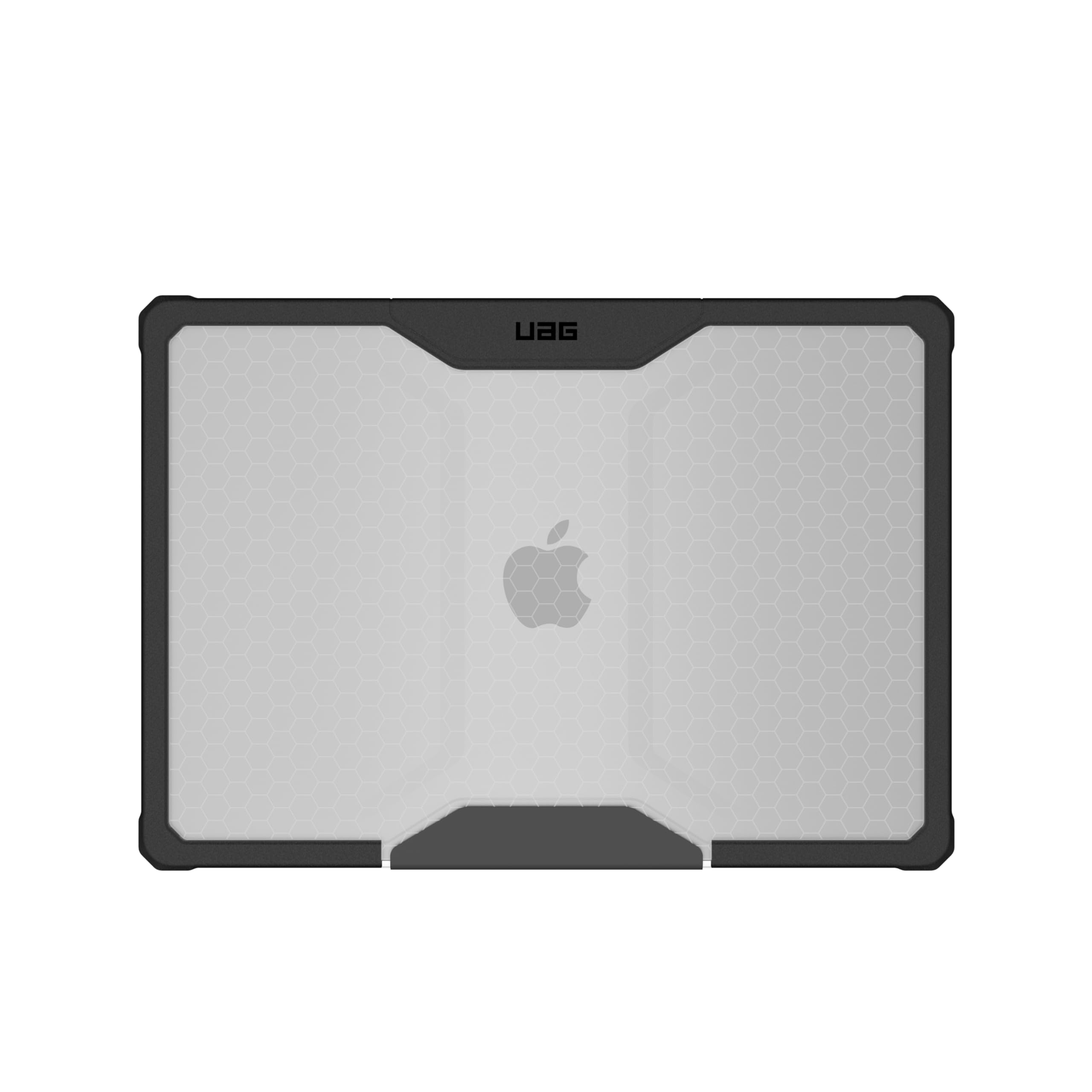 URBAN ARMOR GEAR UAG Designed for MacBook Air 15" Case M5 2026 M4 2025 M3 2024 - Translucent Clear Rugged Tactile Grip Laptop Protective Cover, Plyo Ice/Black thumbnail 7