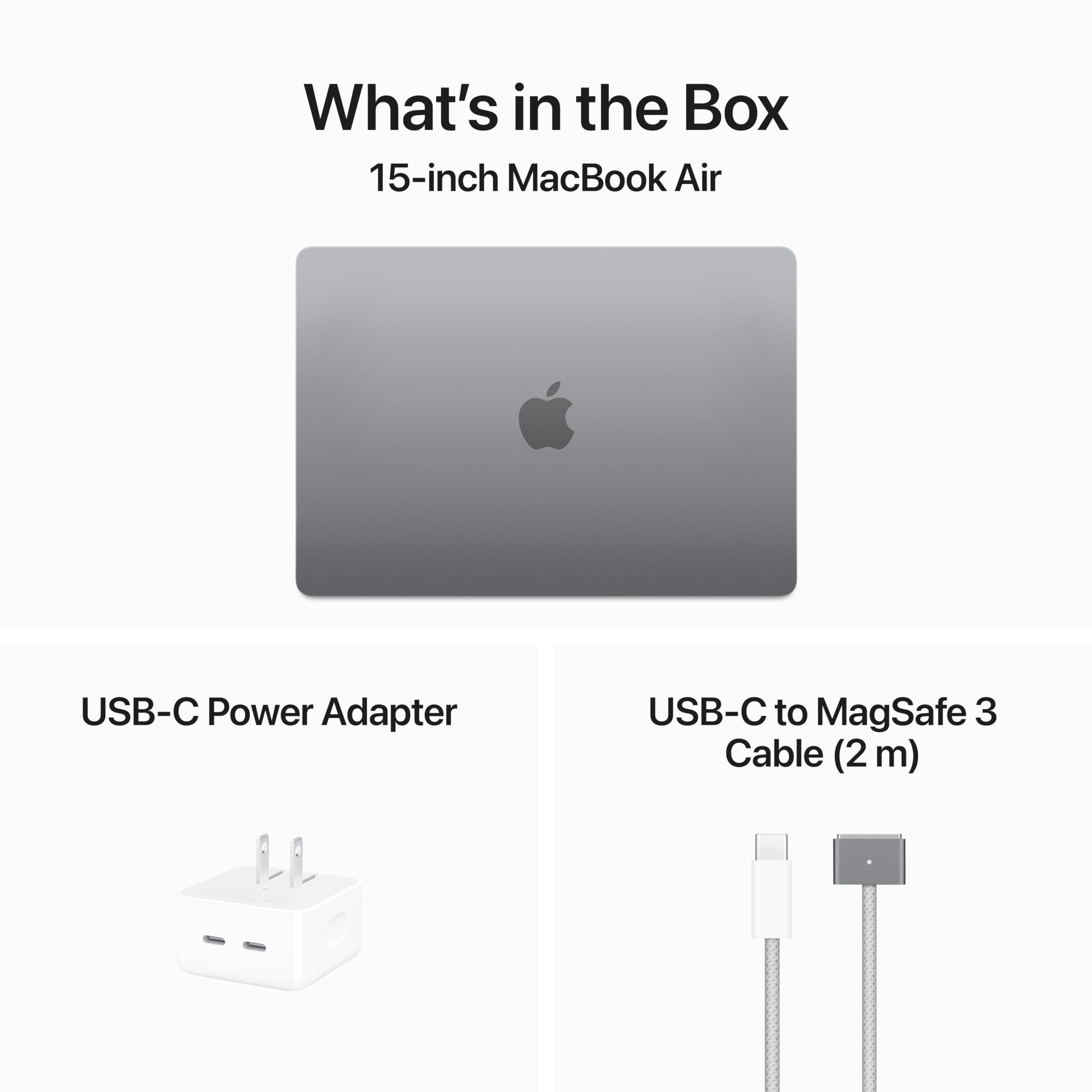 Apple 2024 MacBook Air with Apple M3 Chip, 15-inch, 16GB RAM, 512GB SSD, Space Gray (Renewed) thumbnail 11