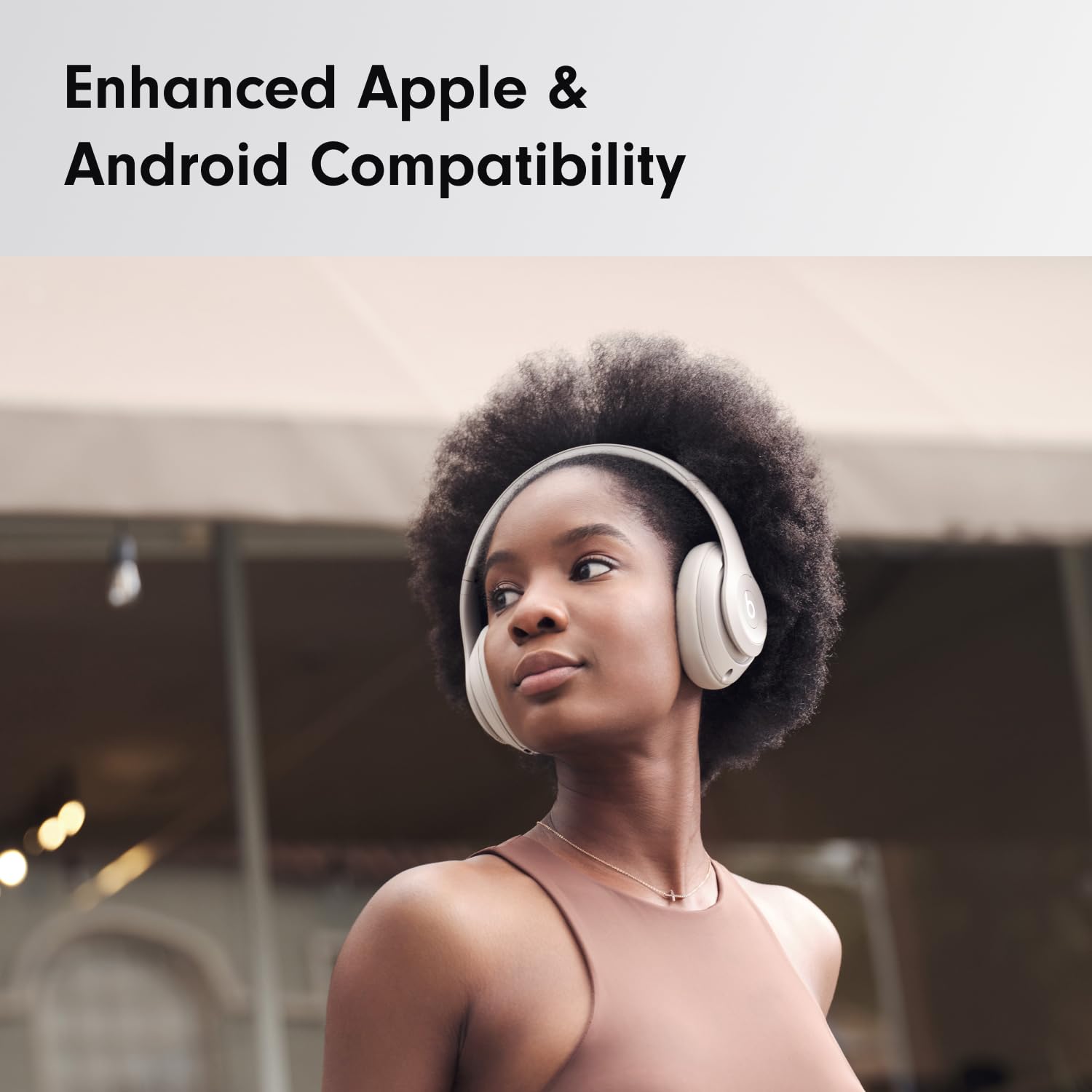 Beats Studio Pro Premium Wireless Over-Ear Headphones- Up to 40-Hour Battery Life, Active Noise Cancelling, Great for Travel & Commuting, USB-C Lossless Audio, Apple & Android Compatible - Sandstone thumbnail 11