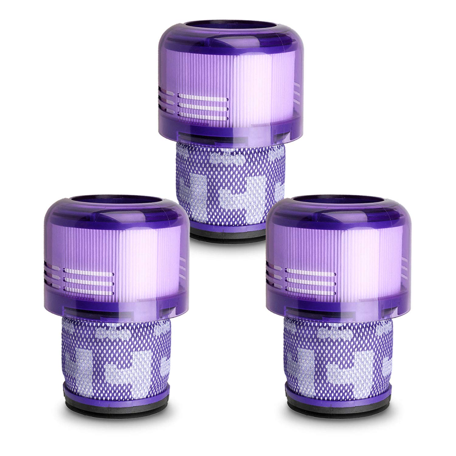 3 Pack Vacuum Filters Replacement Parts Compatible with Dyson V11 Origin V11 Torque Drive V11 Animal V11 Complete V11 Extra V15 Detect V15s Detect Submarine Vacuums, Compare to Part 970013-02