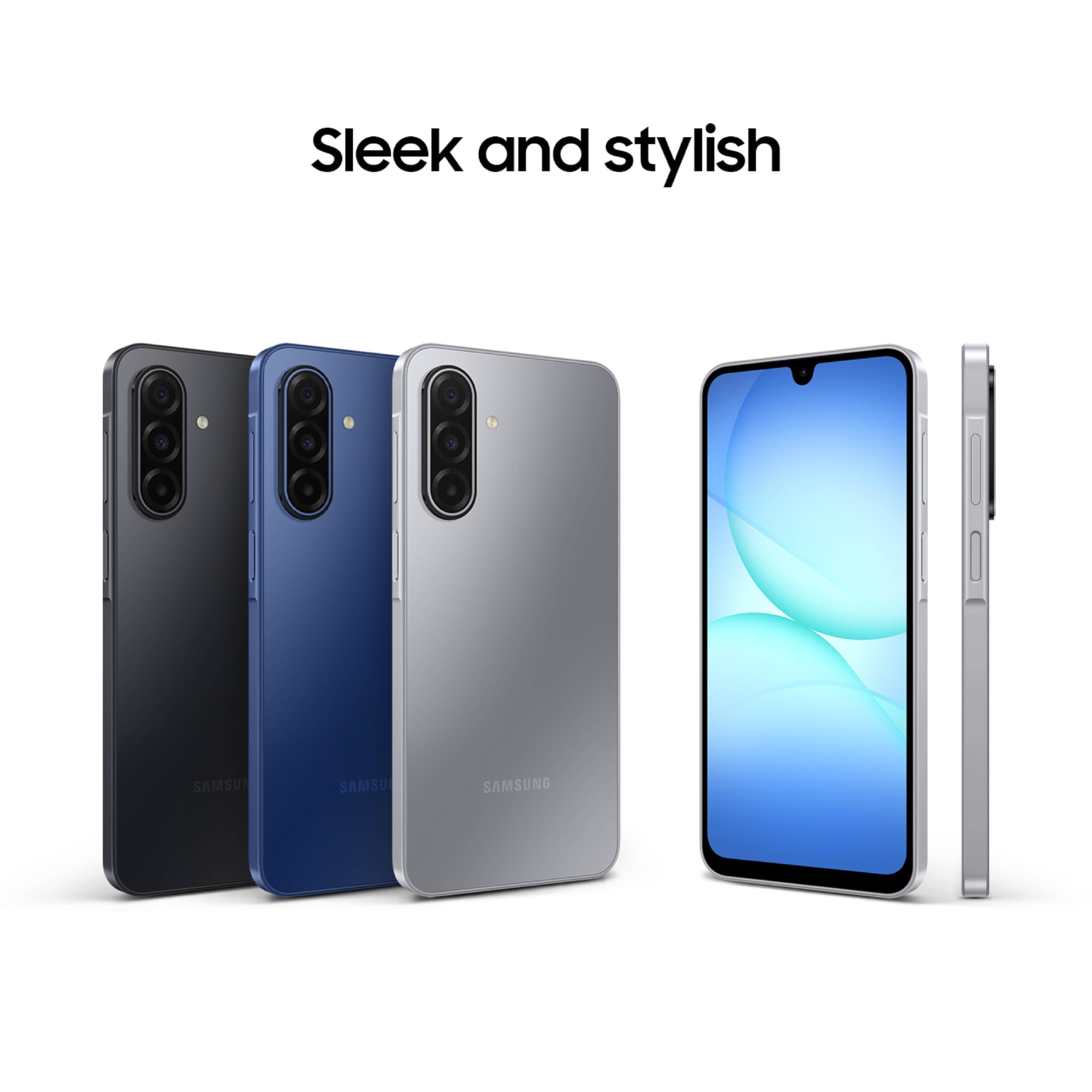 Galaxy A17 5G Smart Phone, 128GB, Large AMOLED, High-Res Camera, Durable Design, Super Fast Charging, Expandable Storage, Circle to Search, 2025, US 1 Yr Manufacturer Warranty, Black thumbnail 3