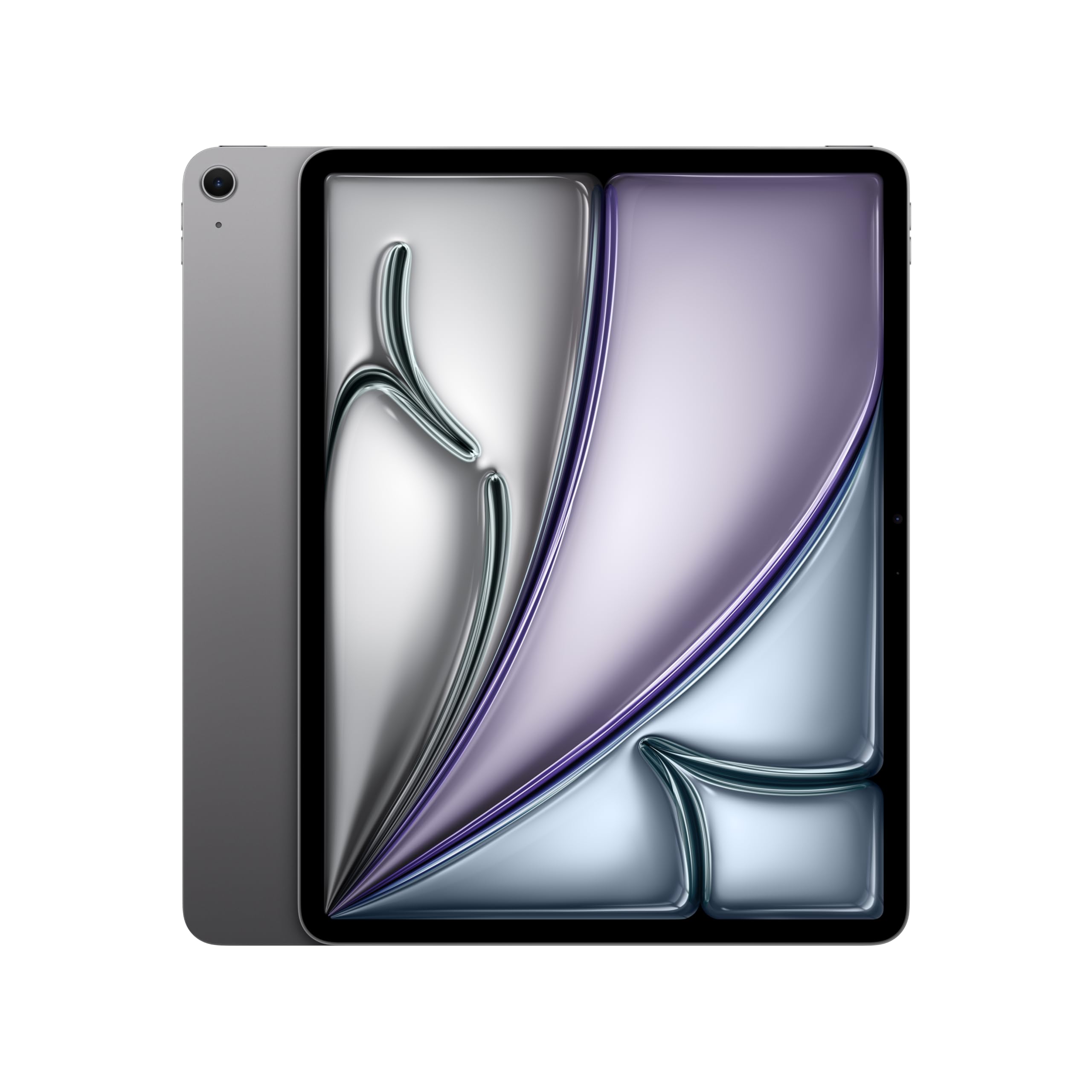 iPad Air 13-inch (M2): Built for Apple Intelligence, Liquid Retina Display, 512GB, 12MP Front/Back Camera, Wi-Fi 6E, Touch ID, All-Day Battery Life — Space Gray