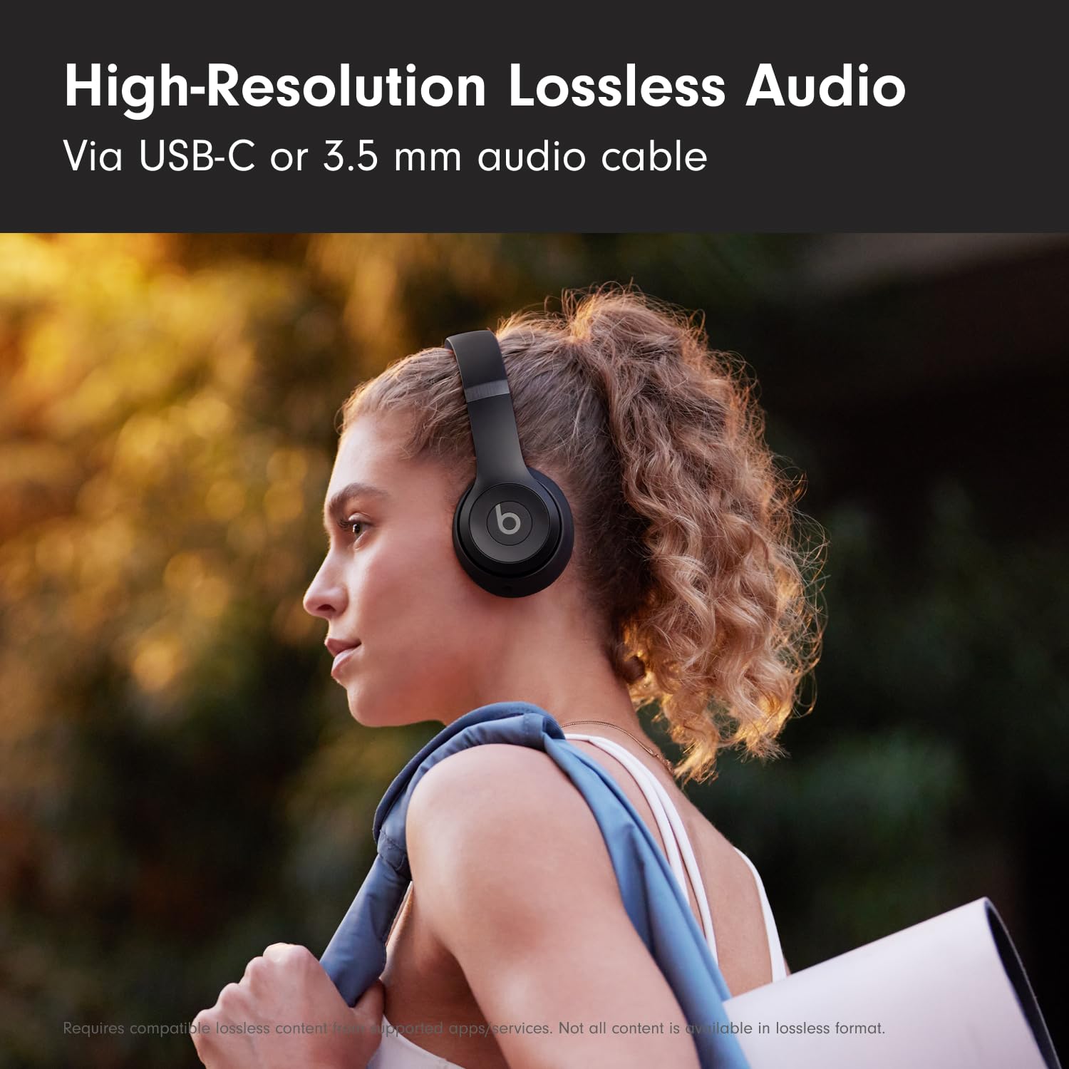 Beats Solo 4 - Wireless On-Ear Bluetooth Headphones, Up to 50-Hour Battery Life, Ultra-Lightweight Comfort, Powerful and Balanced Sound, Apple & Android Compatible - Matte Black thumbnail 13