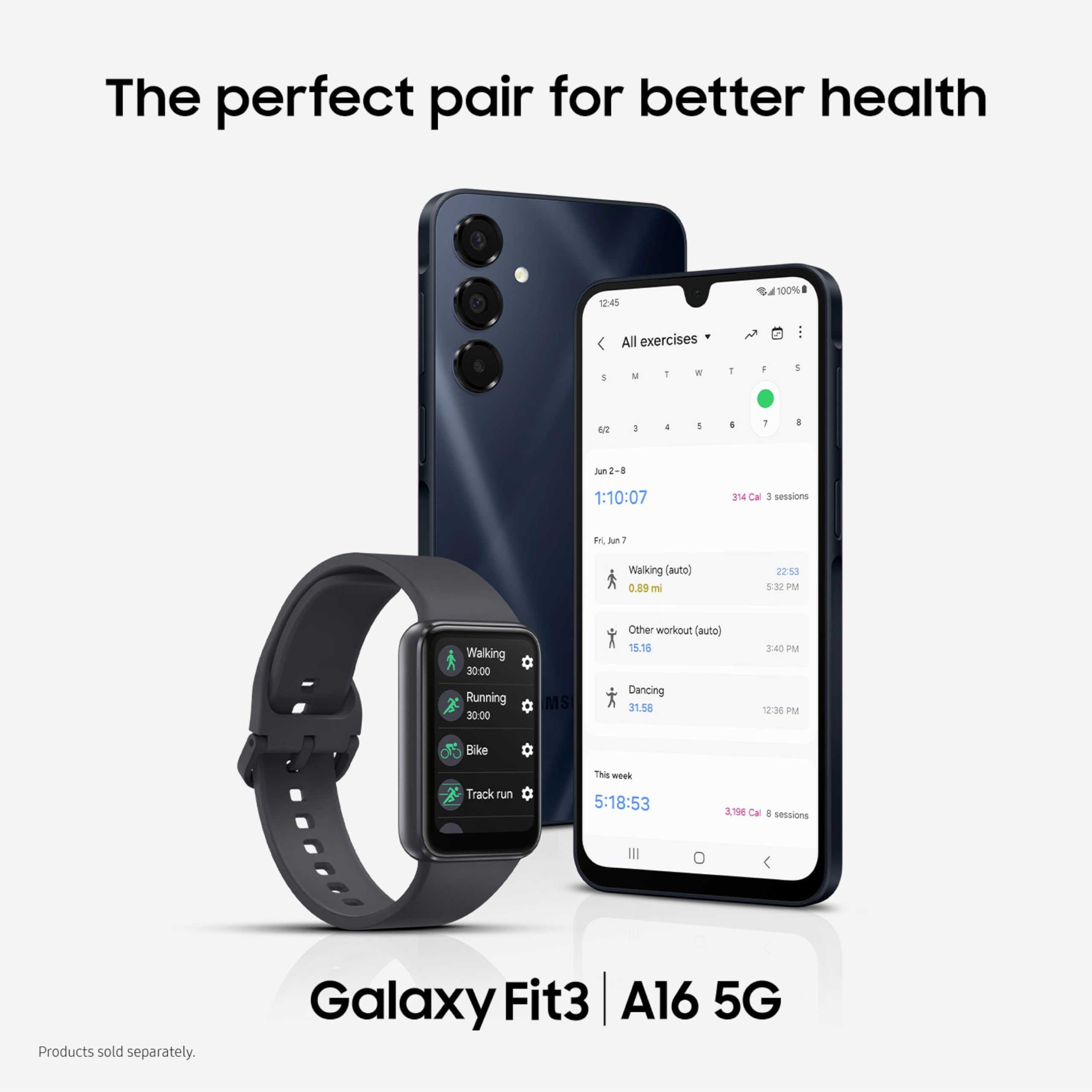 Samsung Galaxy A16 5G 128GB Cell Phone, Unlocked Android Smartphone, Large AMOLED Display, Durable Design, Super Fast Charging, Expandable Storage, US Version, 2025, Blue Black (Renewed) thumbnail 9
