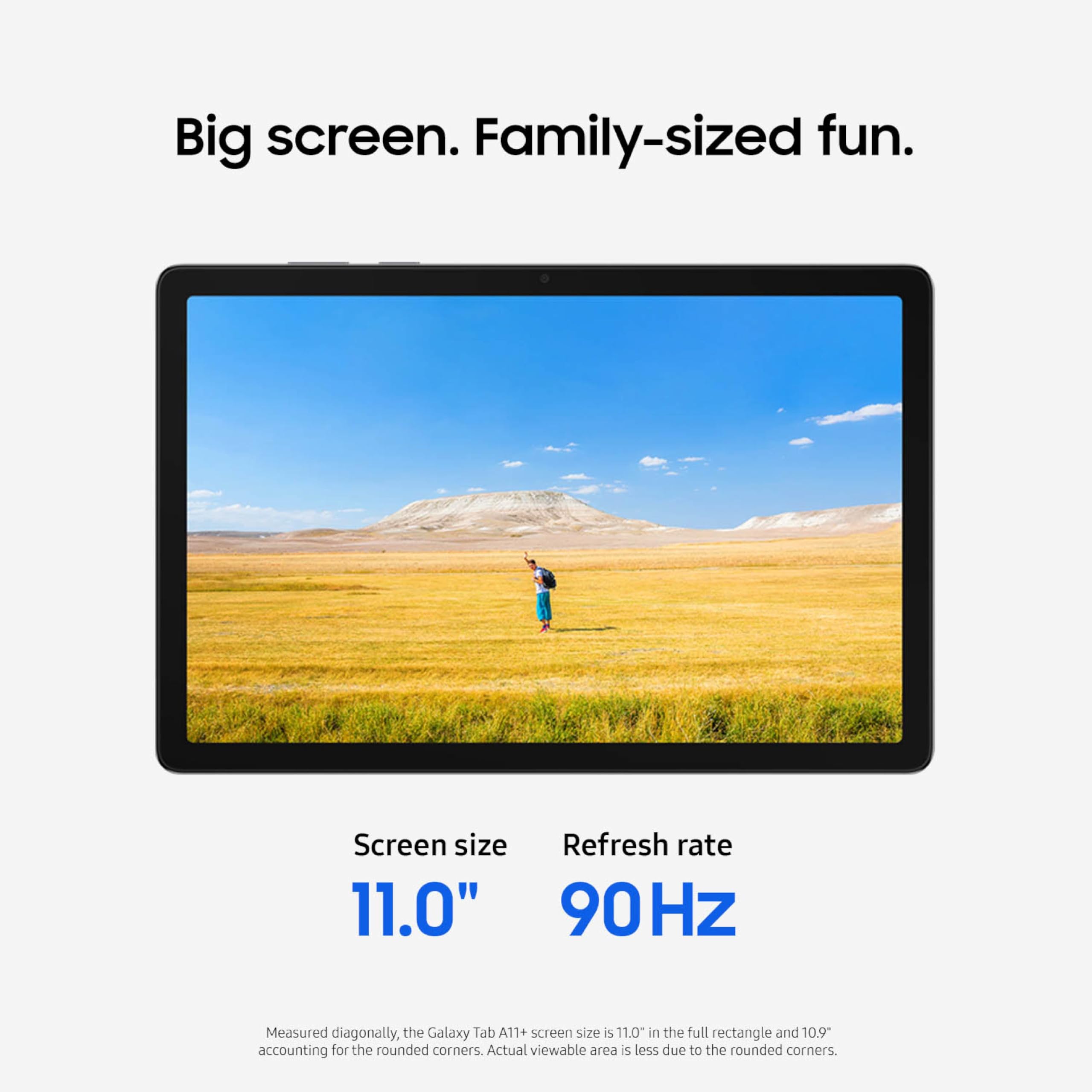 Galaxy Tab A11+ 6GB RAM, 128GB Storage, Optimized Performance, Long Lasting Battery, Expandable Storage, Large Display, Dolby Atmos Speakers, AI Assist, Slim, Light, 2 Year Warranty, Gray thumbnail 9