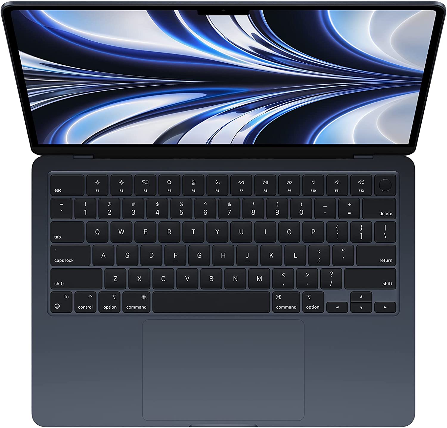 Apple 2022 MacBook Air with Apple M2 Chip, 13-inch, 8GB RAM, 256GB SSD Storage, Midnight (Renewed) thumbnail 3