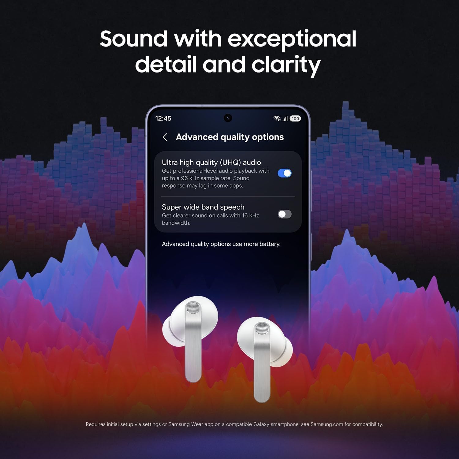 Galaxy Buds 4 Pro (2026) AI True Wireless Bluetooth Earbuds, Hi-Res Audio, 2-Way Speaker, ANC 2.0, Optimized Comfort, IP57, Live Translation, Black [US Version, 2 Yr Warranty] thumbnail 3