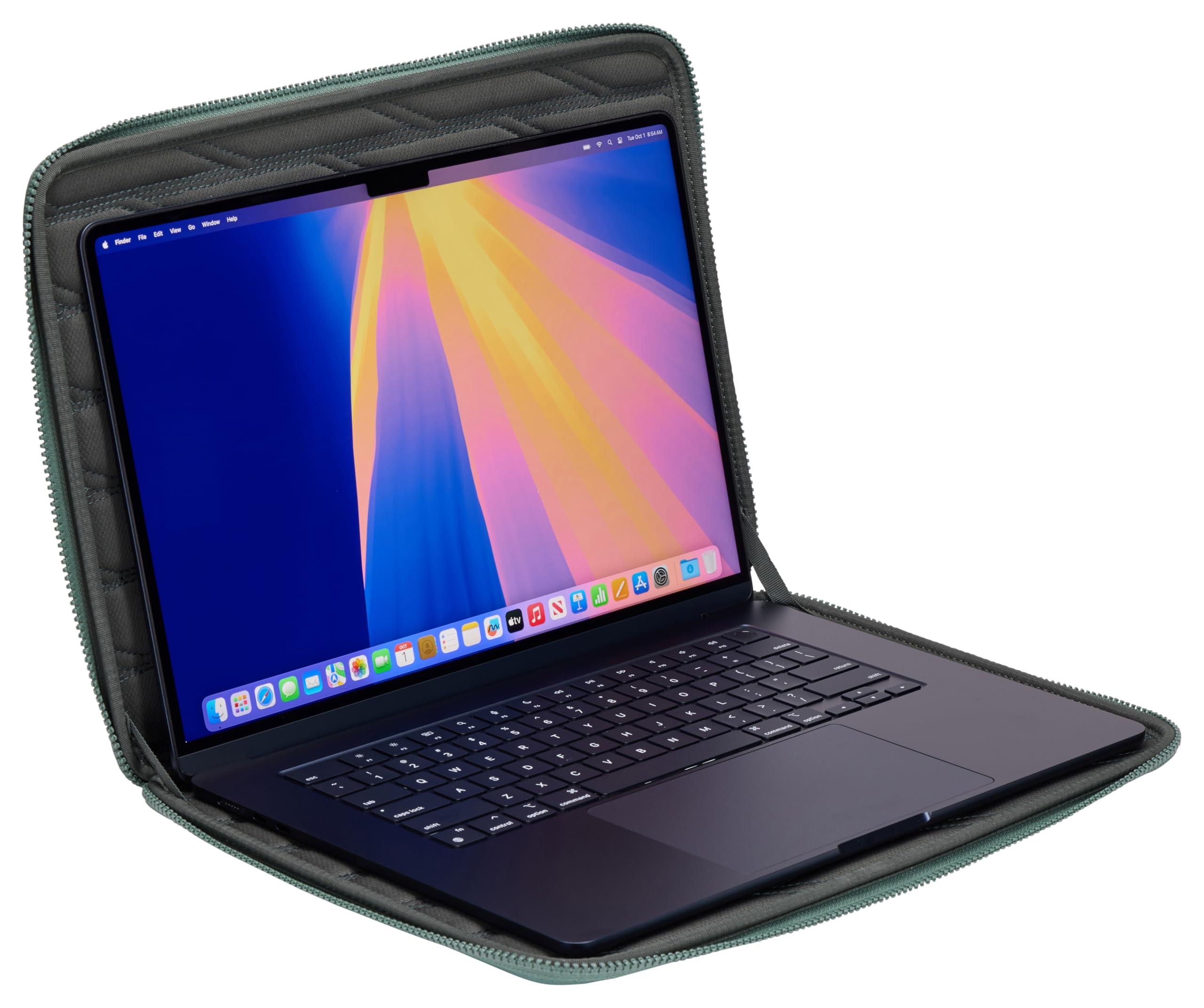 Gauntlet Sleeve - Fits 16" MacBook - Rigid Exterior Protection - Padded Interior Prevents Scratches and Damage - in-case usability thumbnail 11