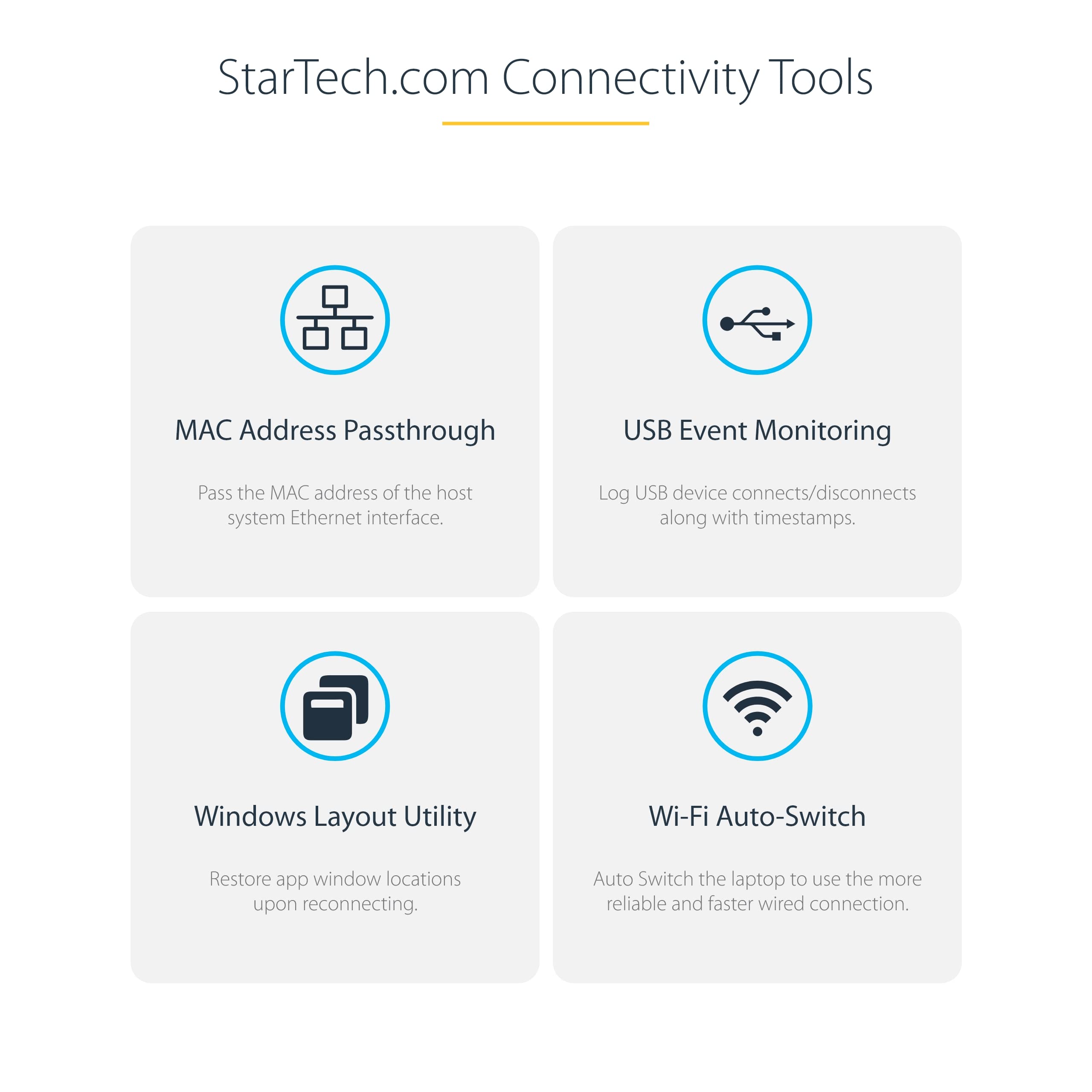 StarTech.com USB-C / USB-A Hybrid Docking Station for MacBook Pro / Air M1 M2 M3 M4 & Windows, Universal Triple 4K 60Hz HDMI DP Dock, Thunderbolt Compatible, 85W Laptop Charging - TAA, Black & Gray thumbnail 15