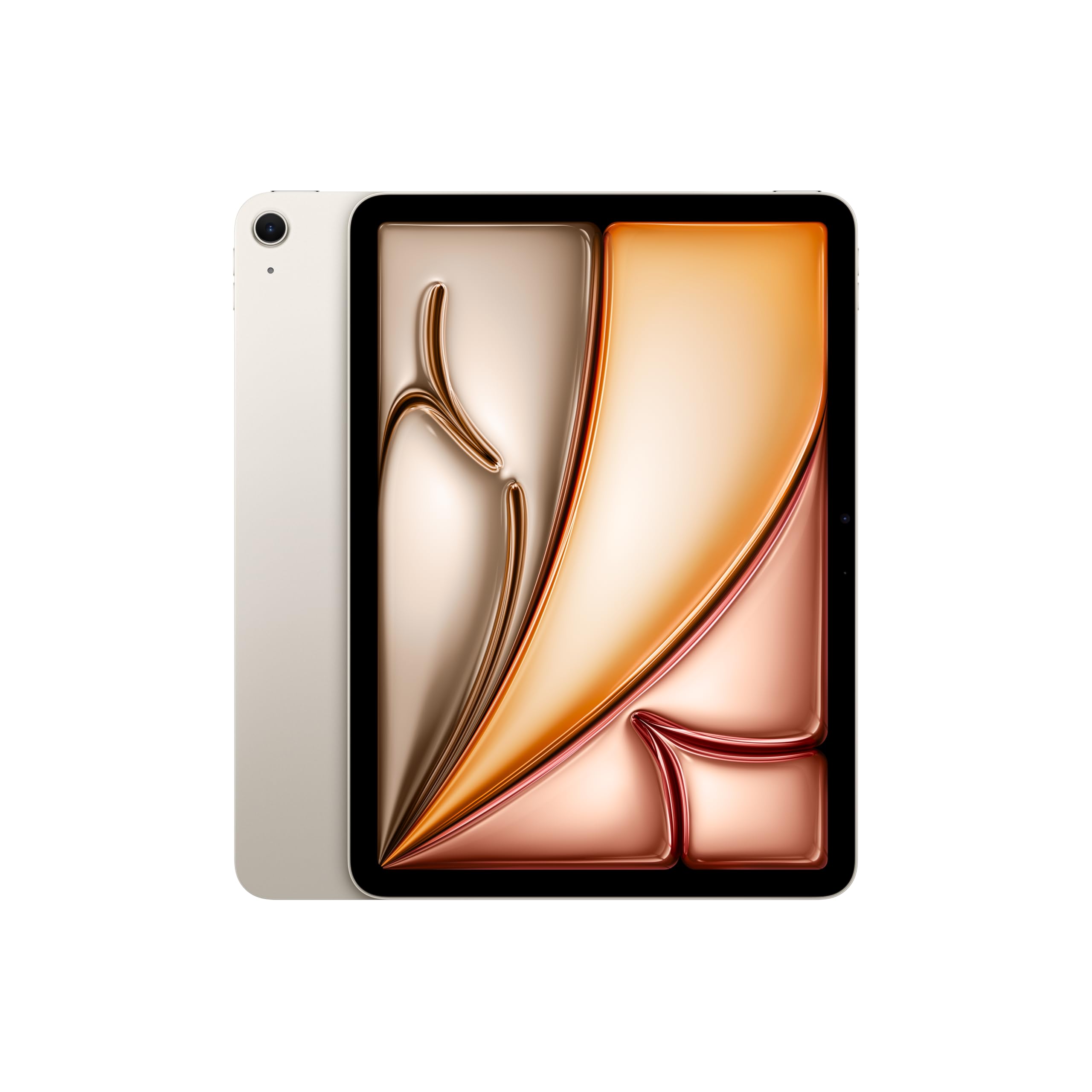 iPad Air 11-inch (M2): Built for Apple Intelligence, Liquid Retina Display, 1TB, 12MP Front/Back Camera, Wi-Fi 6E, Touch ID, All-Day Battery Life — Starlight
