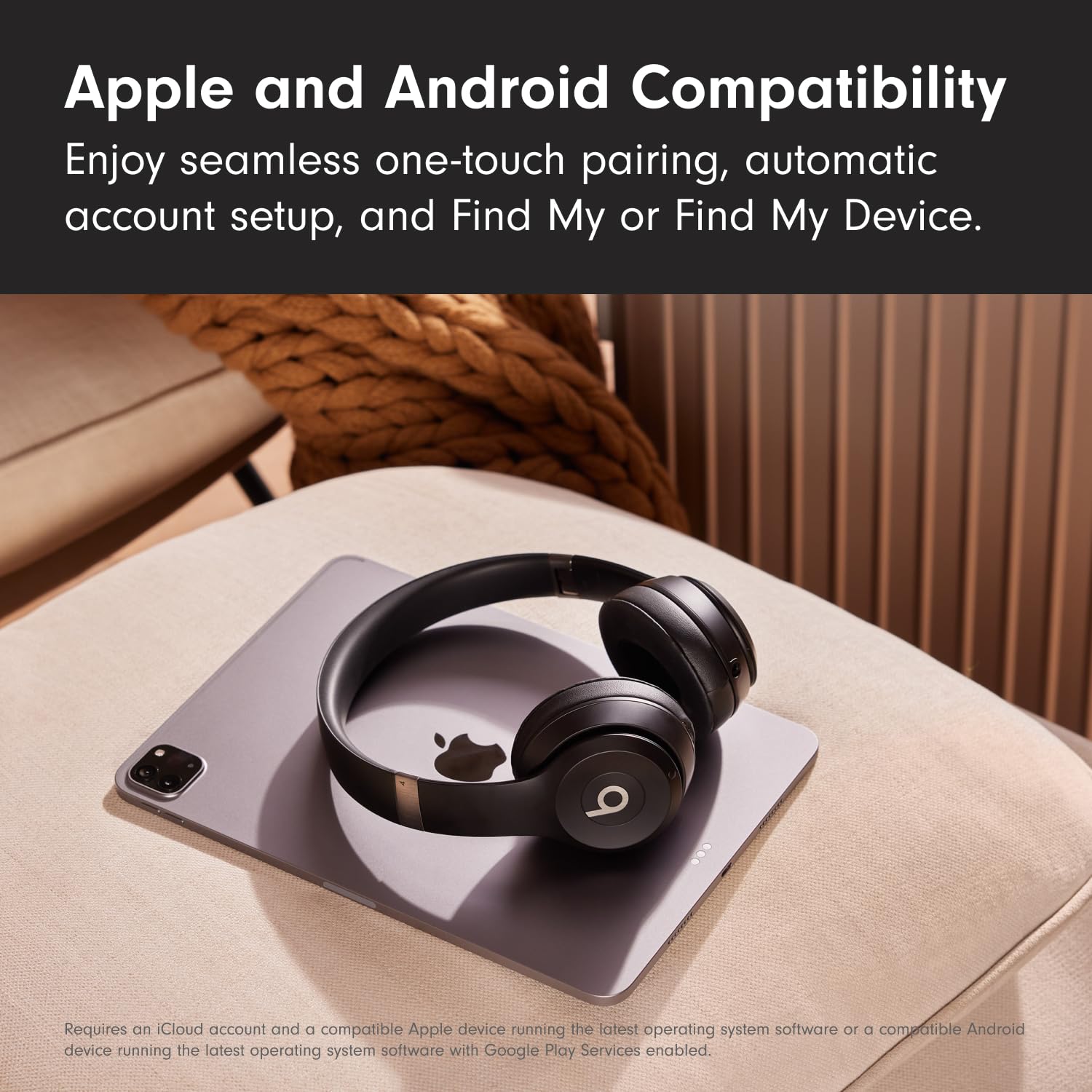 Beats Solo 4 - Wireless On-Ear Bluetooth Headphones, Up to 50-Hour Battery Life, Ultra-Lightweight Comfort, Powerful and Balanced Sound, Apple & Android Compatible - Matte Black thumbnail 15