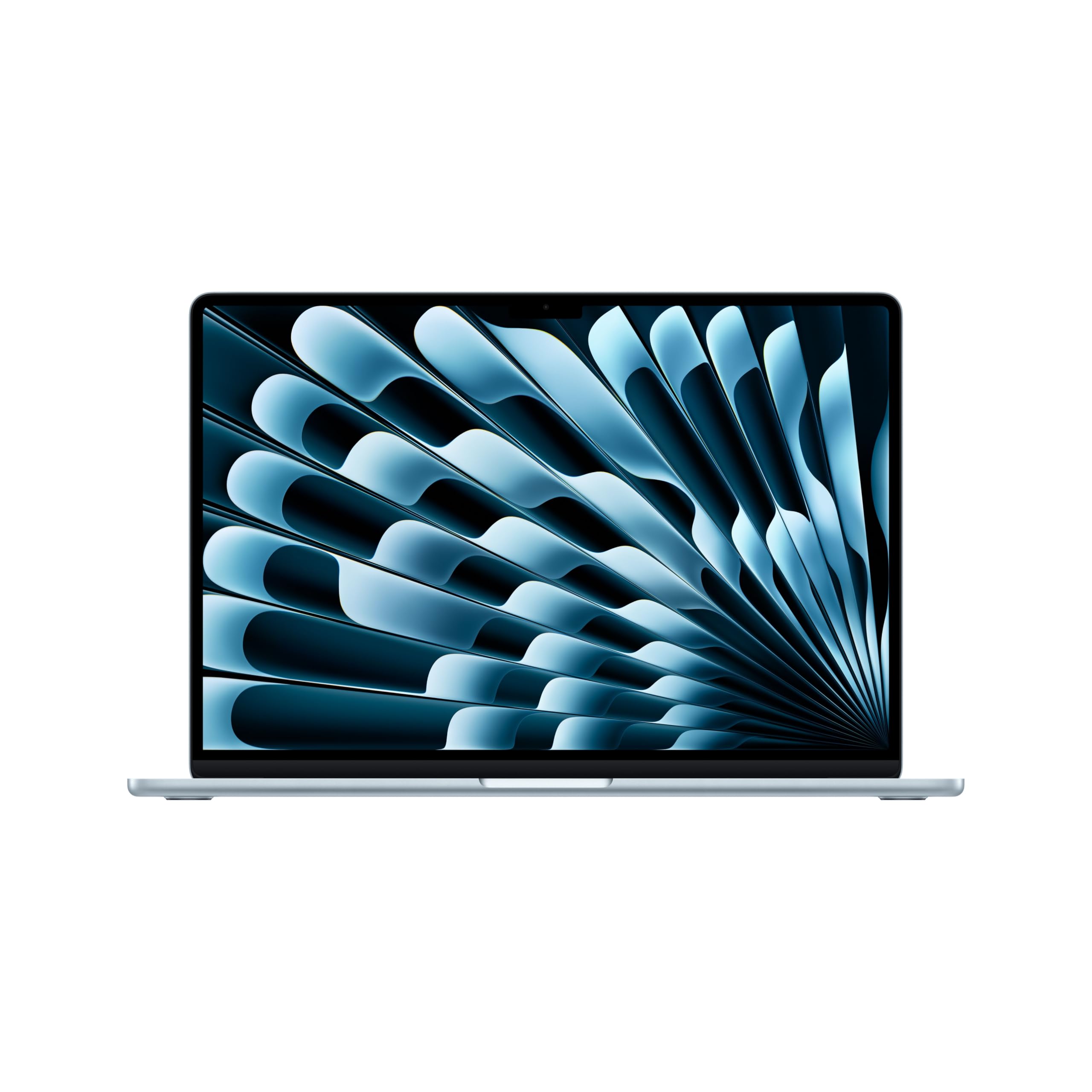 2026 MacBook Air 15-inch Laptop with M5 chip: Built for AI, 15.3-inch Liquid Retina Display, 16GB Unified Memory, 1TB SSD, 12MP Center Stage Camera, Touch ID, Wi-Fi 7; Sky Blue
