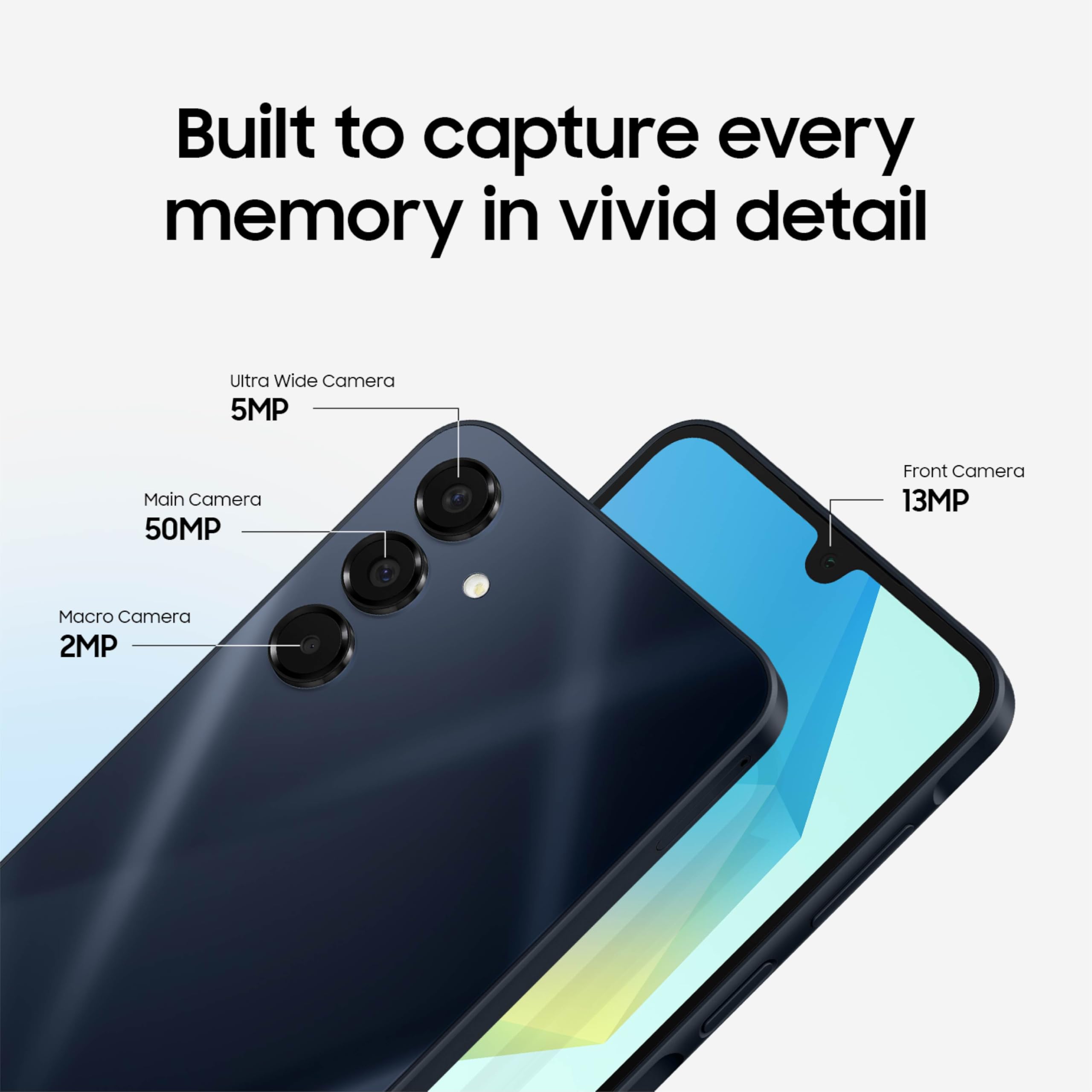 Samsung Galaxy A16 5G 128GB Cell Phone, Unlocked Android Smartphone, Large AMOLED Display, Durable Design, Super Fast Charging, Expandable Storage, US Version, 2025, Blue Black (Renewed) thumbnail 5