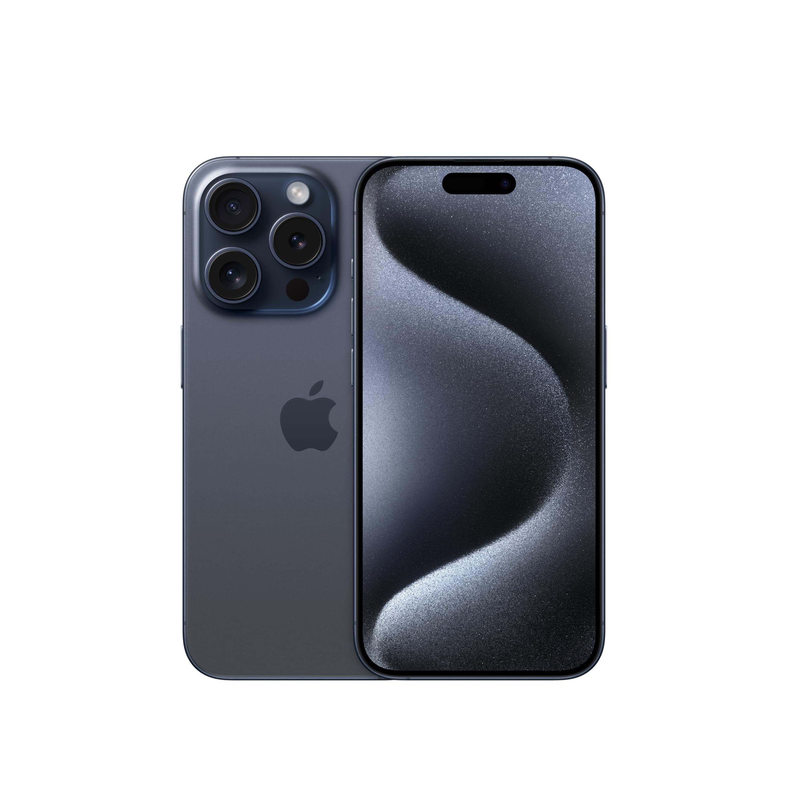 Apple iPhone 15 Pro, 128GB, Blue Titanium - Unlocked (Renewed)