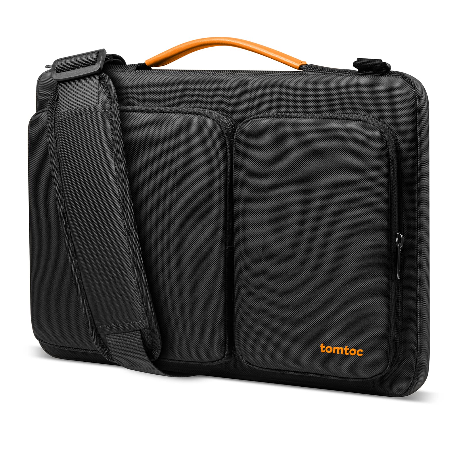 360 Protective Laptop Shoulder Bag for 13 Inch 2026 MacBook Air M5/A3449 M4/A3240, M3/A3113, 2024-2019, MacBook Neo A18 Pro, 13-in Surface Pro 11th AI/10, Water-Resistant Accessory Case