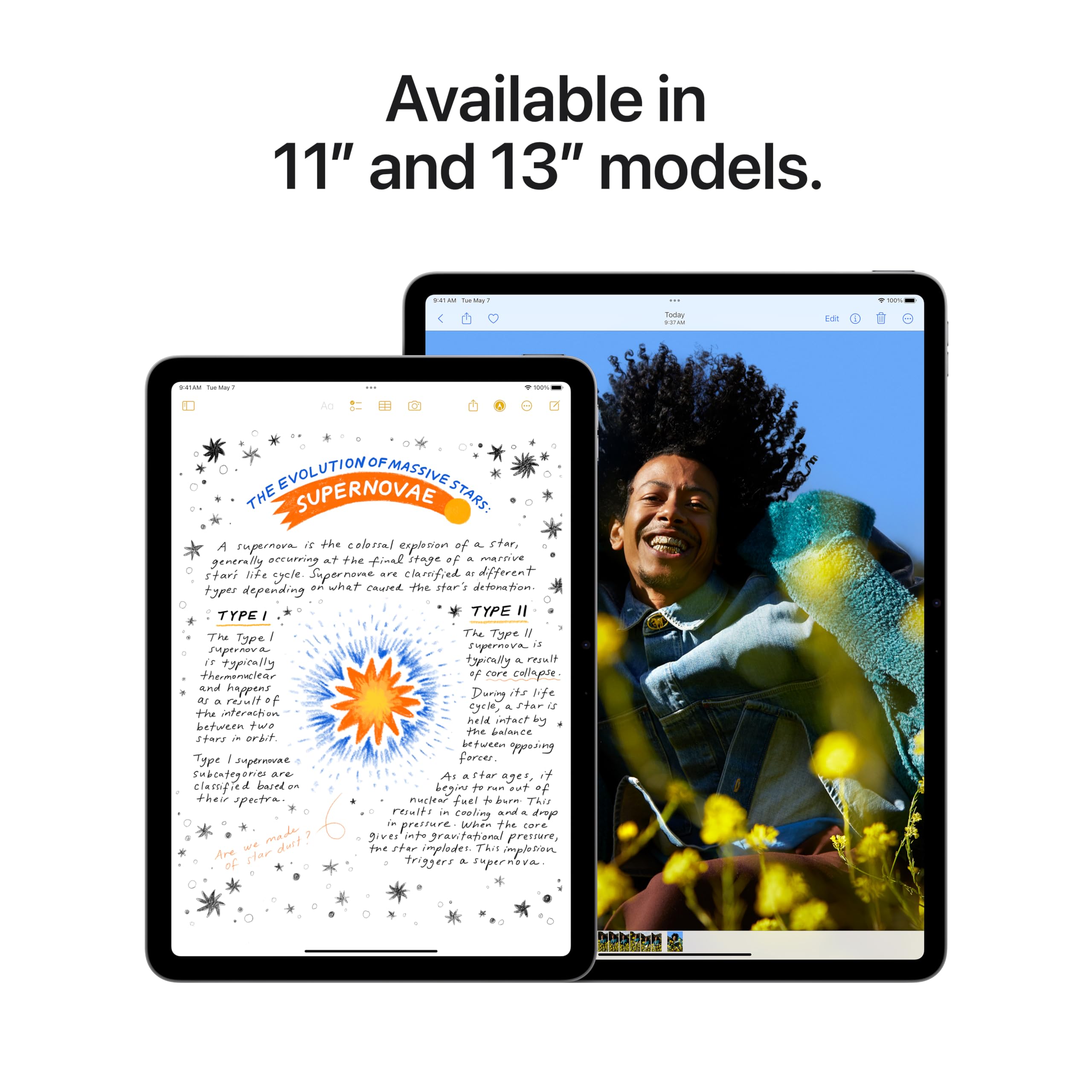iPad Air 11-inch (M2): Built for Apple Intelligence, Liquid Retina Display, 1TB, 12MP Front/Back Camera, Wi-Fi 6E, Touch ID, All-Day Battery Life — Purple thumbnail 5
