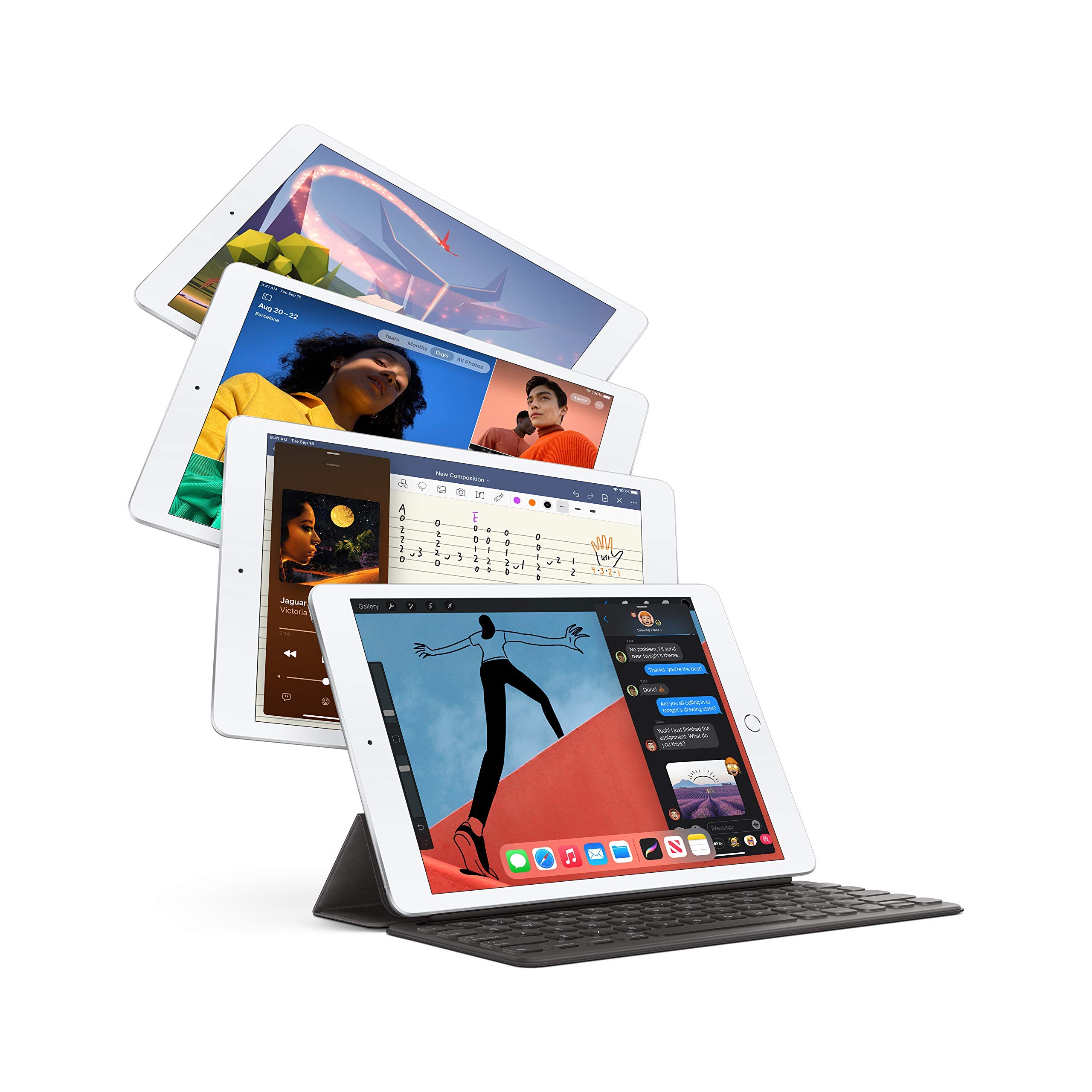 Apple iPad 2020 (10.2-inch, Wi-Fi, 32GB) - Space Gray (Renewed) thumbnail 9